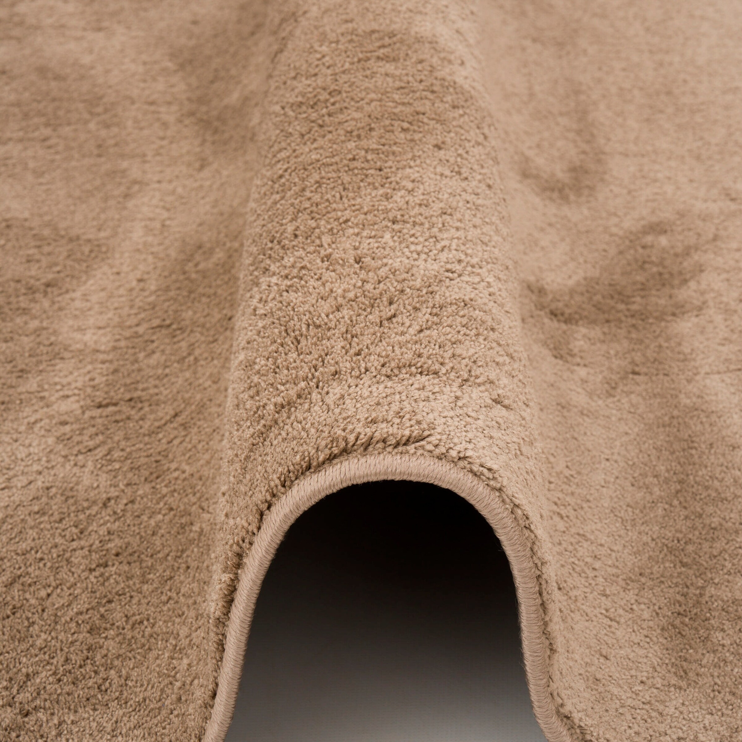 Pergamon Hochflor Langflor Teppich Super Soft Melia Kids Taupe - 120x170 cm