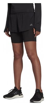 Short 2-en-1 adidas Run It Noir Femme