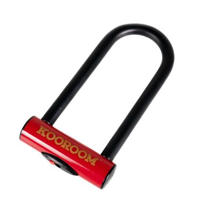 Antivol KOOROOM U 85X190 Universel - Noir / Rouge