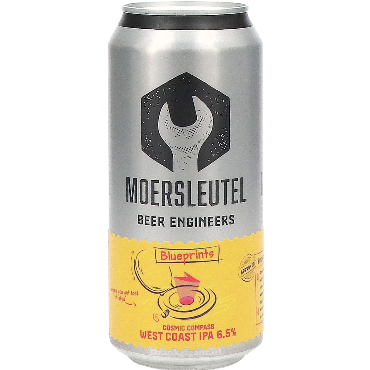 De Moersleutel Blueprints Cosmic Compass West Coast IPA 44 cl