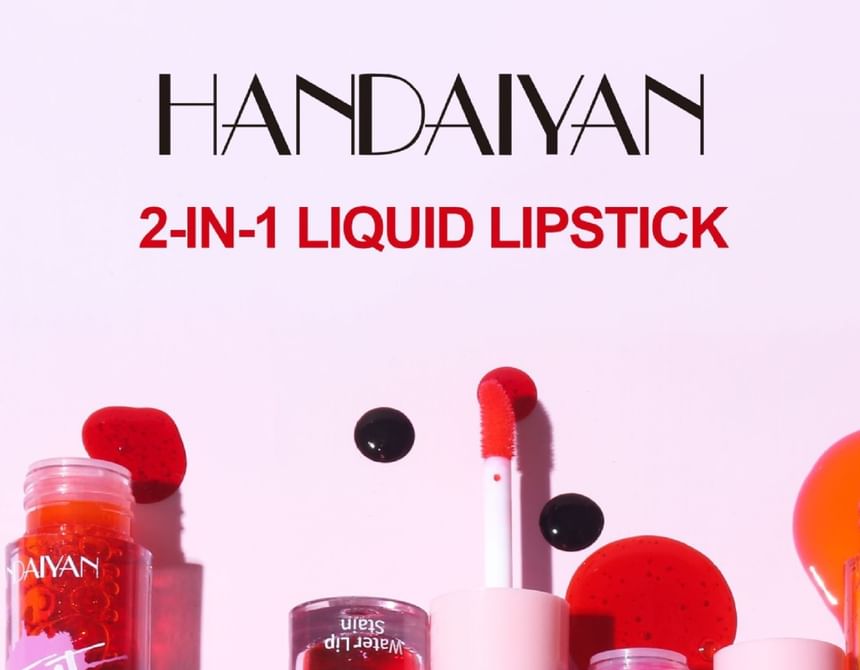 HANDAIYAN - 2 in 1 vloeibare lipkleurstof - 6 kleuren