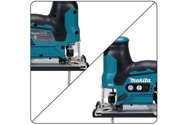 Makita DJV185Z, Tønde greb, Sort, Grøn, Aluminium, Stål, Træ, 3000 spm, 13,5 cm, 800 spm - SOLO