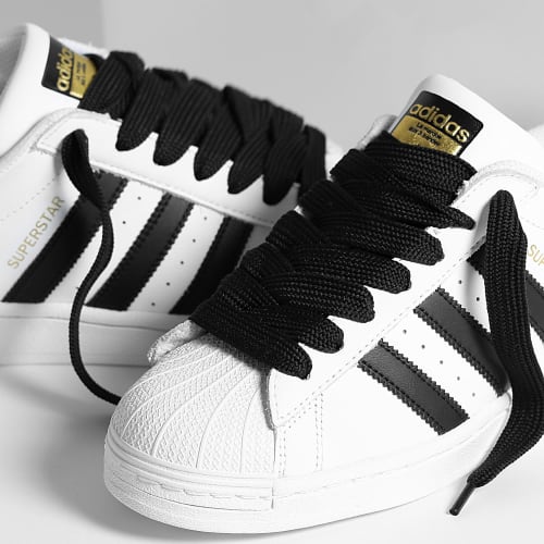 Baskets Superstar EG4958 Footwear White Core Black x Superlaced Gros Lacet Noir