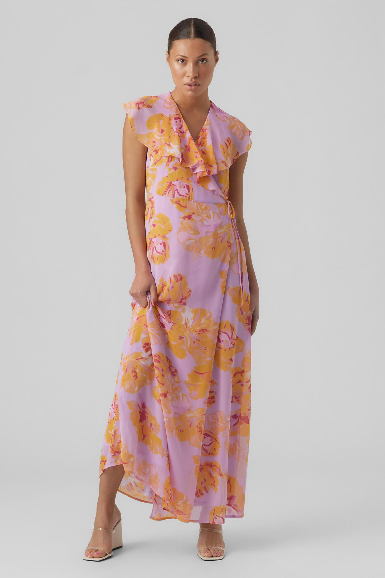 Vestido longo para ocasiões especiais - Roxo