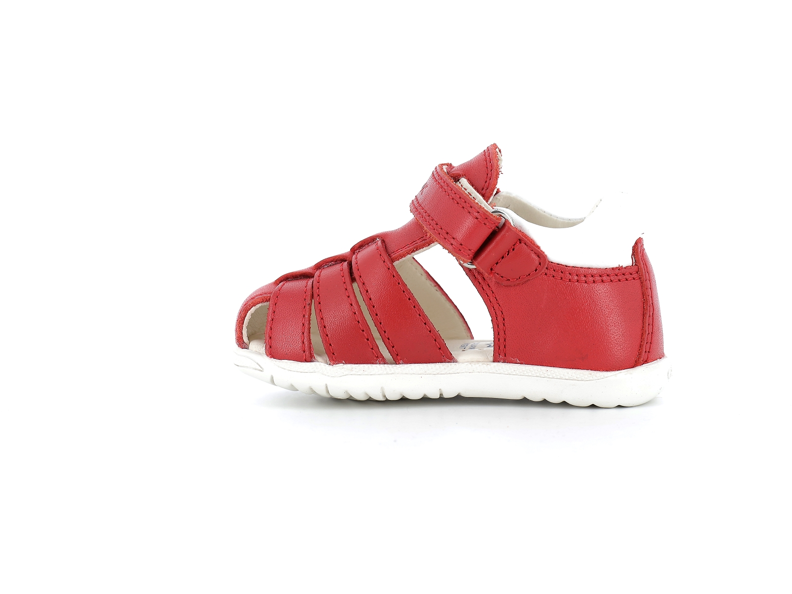 Geox-SANDAL MACCHIA BOY-B254VA Cuir Rouge
