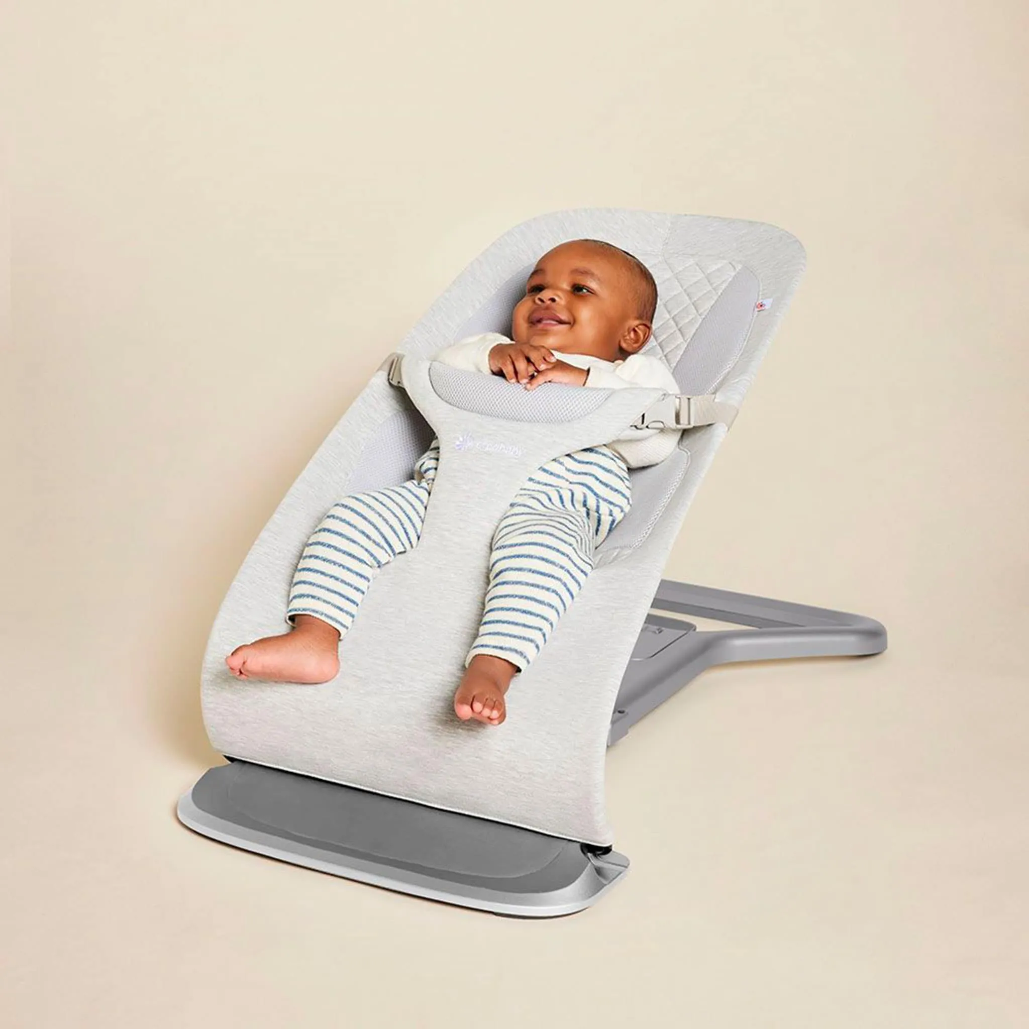 Ergobaby Siège Berçant 3-en-1 - Gris Pâle