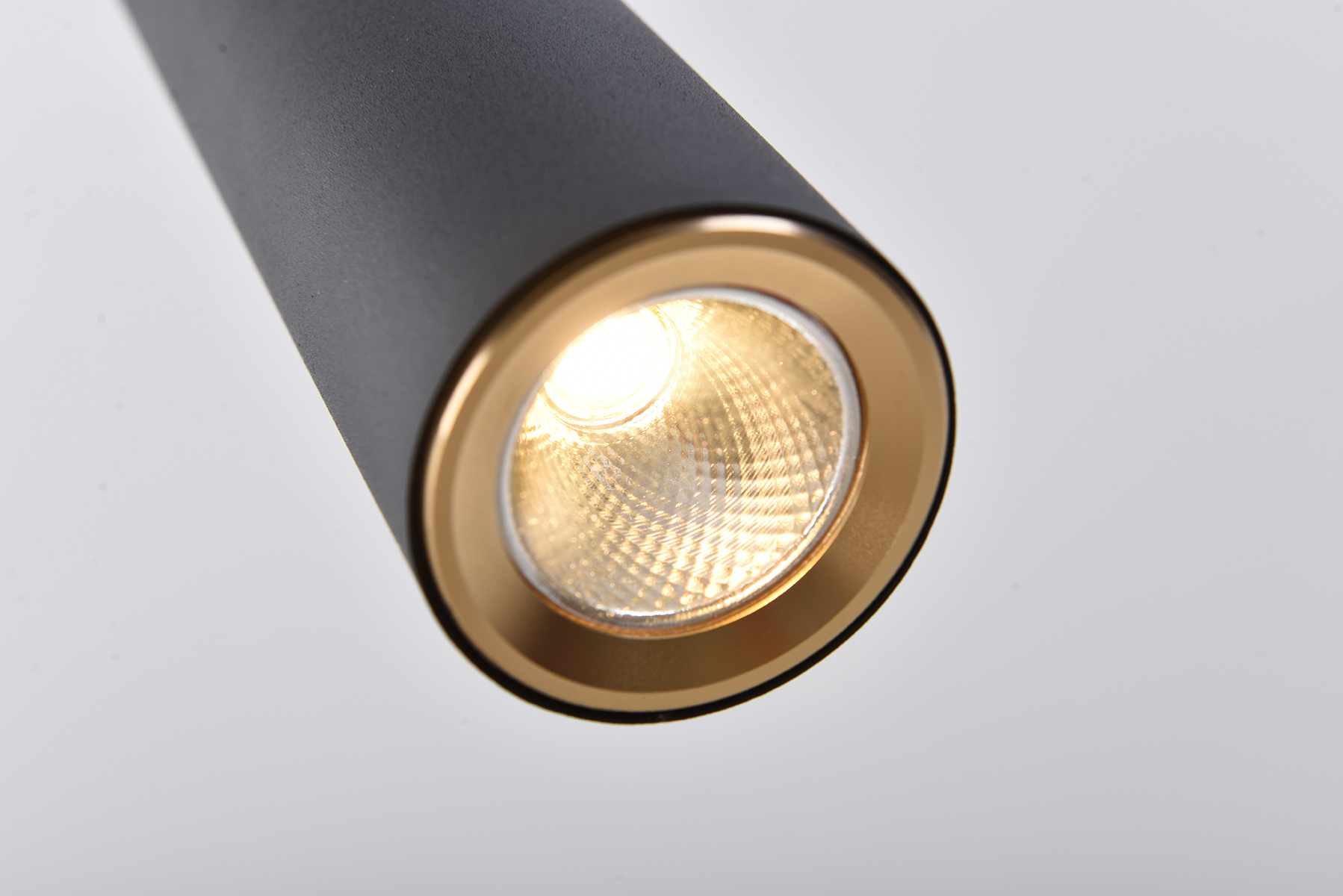 Saniclear Tube set van 2 mat zwarte hanglampen LED 30   40cm incl. lichtbron
