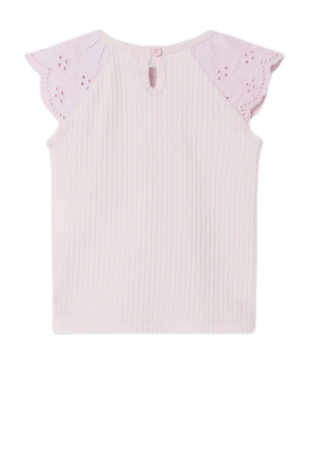 NAME IT t-shirt lila broderie