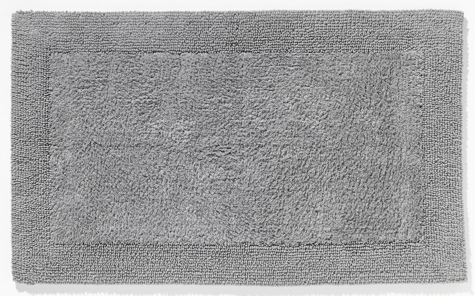 casaNOVA Badteppich CLEVELAND 60 x 100 cm silberfarbig
