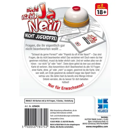 Hutter Trade Megableu Nicht Ja Nicht Nein - nicht jugendfrei