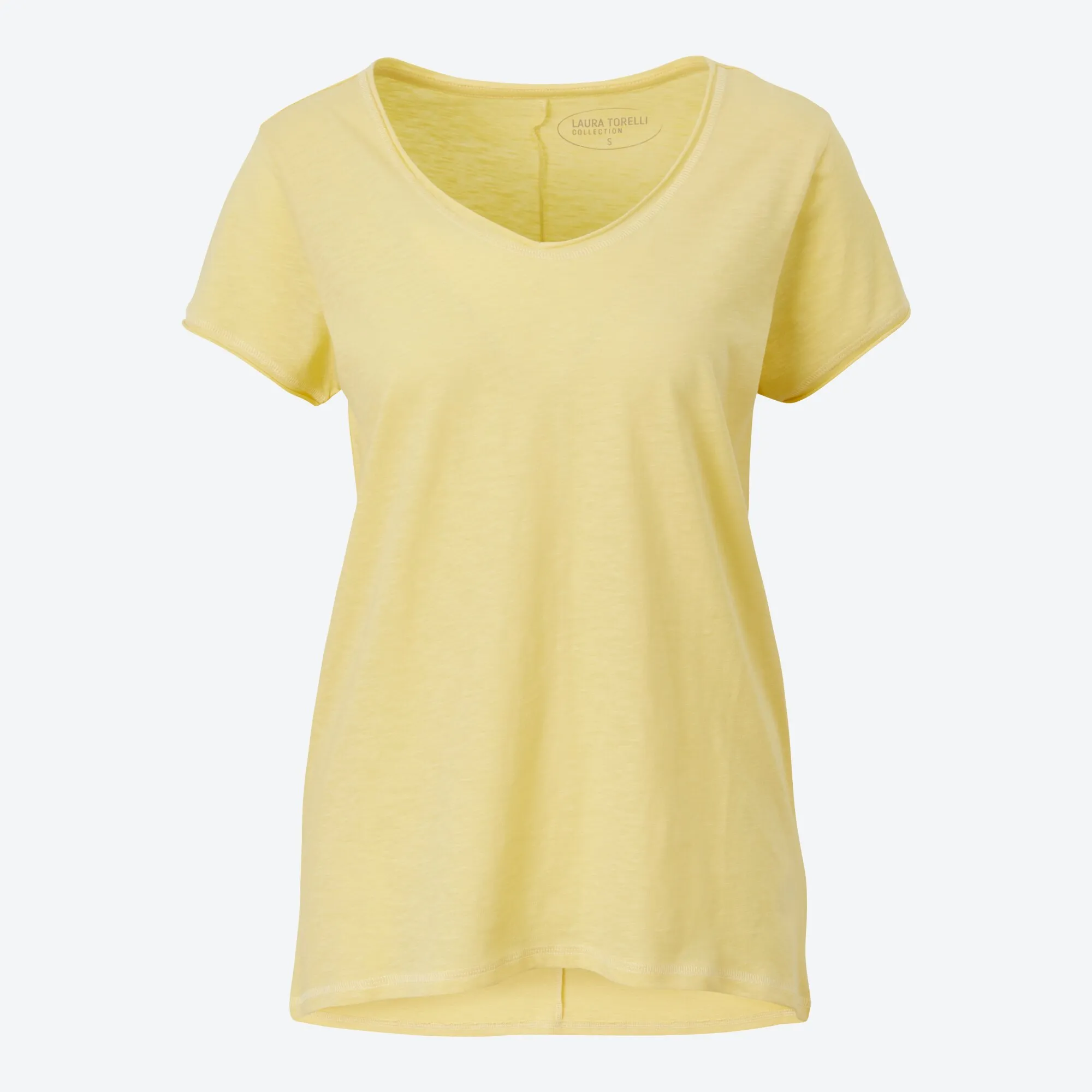 Damen-T-Shirt aus reiner Baumwolle