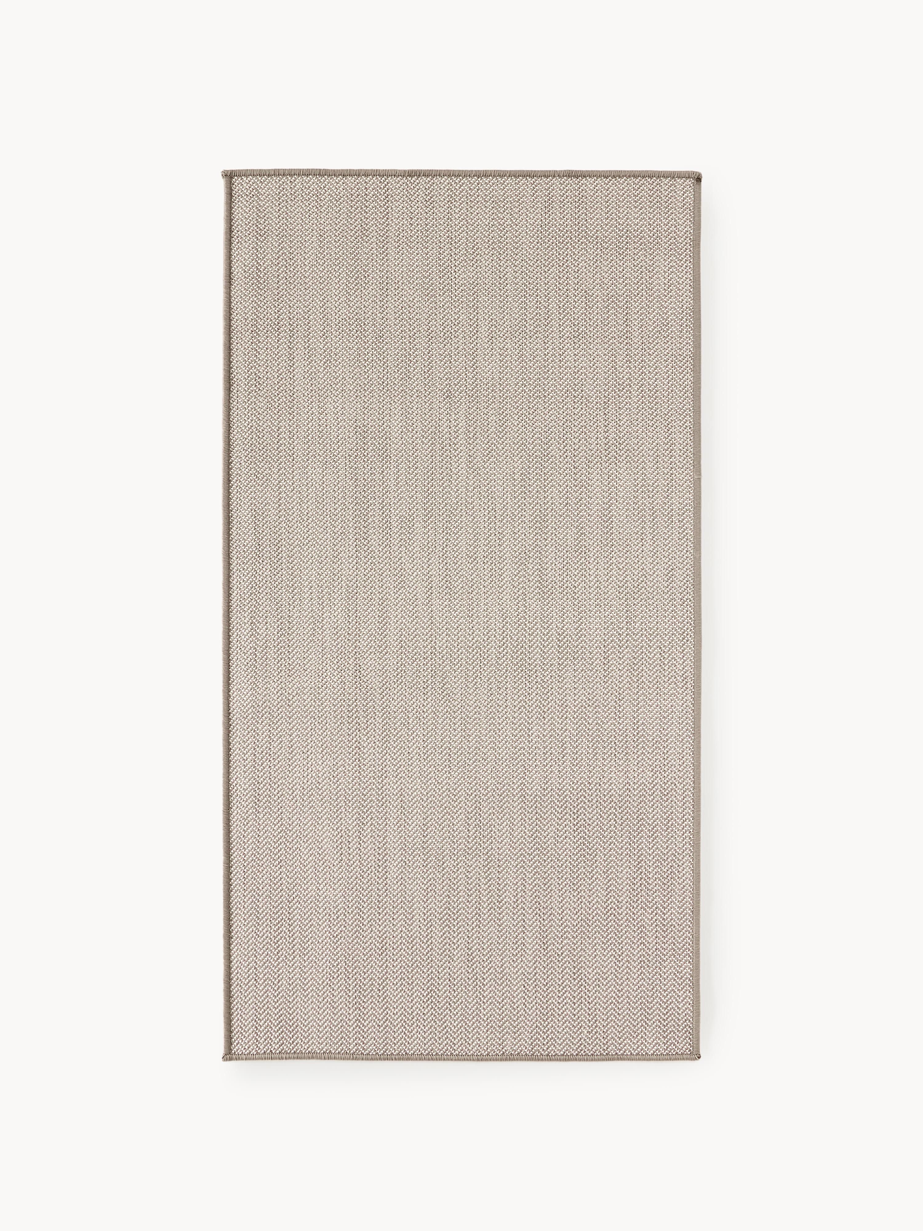 Indoor & outdoor dubbelzijdig vloerkleed Cort met zigzag patroon