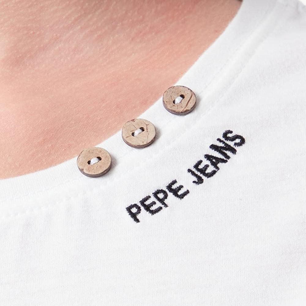 Pepe jeans T-shirt Blanc Femme Pepe jeans Ragy