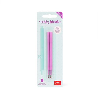 Legami - Recharge pour stylo à encre - violet (pack de 2)