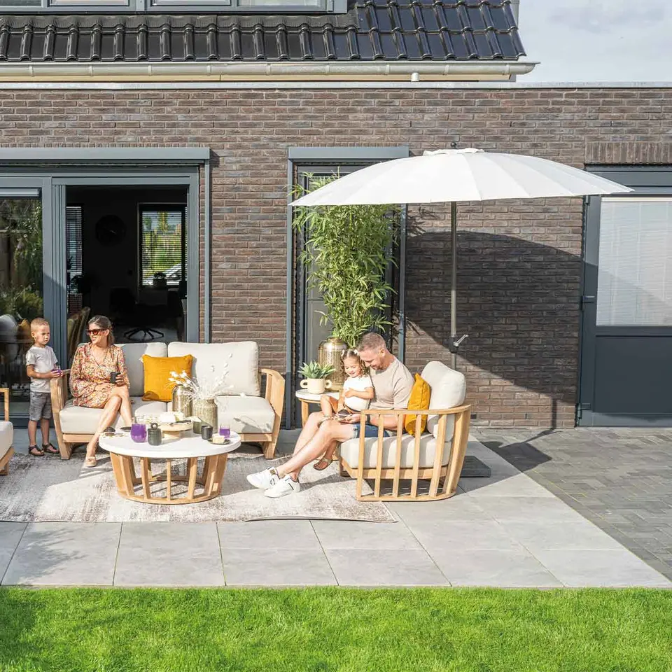 Garden Impressions Parasol Manilla 250 cm- ecru