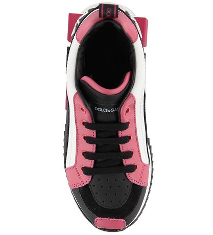 Dolce & Gabbana Sneakers - Lilium - Weiß m. Schwarz/Pink