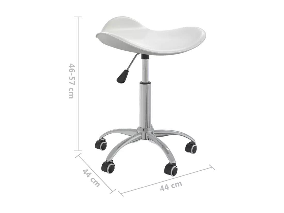 Chaise de bureau Blanc Similicuir