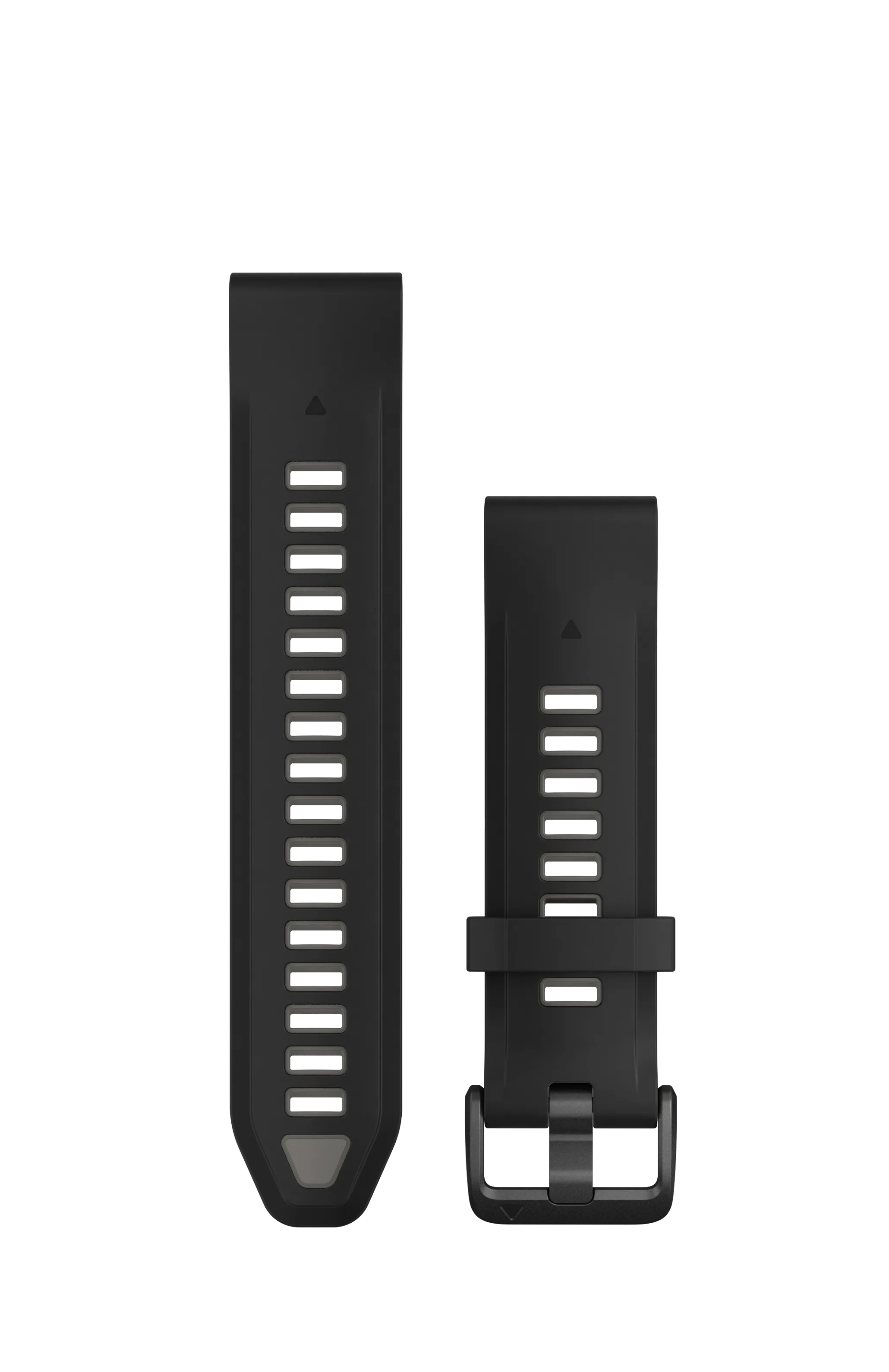 Garmin Quickfit Watch Bands Black/pebble Gray Silicone
