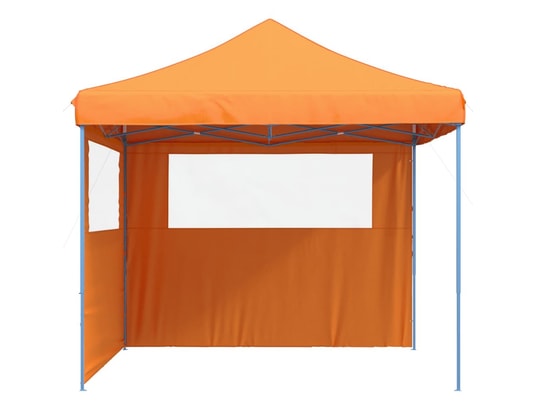 VIDAXL - Tente de réception pliable escamotable avec 2 parois latéral...
