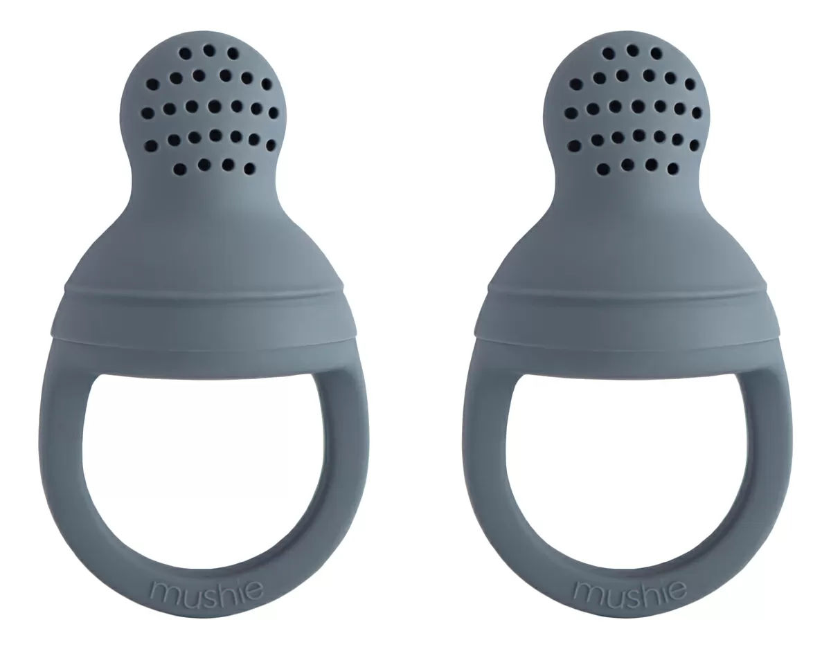 Mushie Silikone Fresh Food Feeder (Tradewinds) - 2 stk.