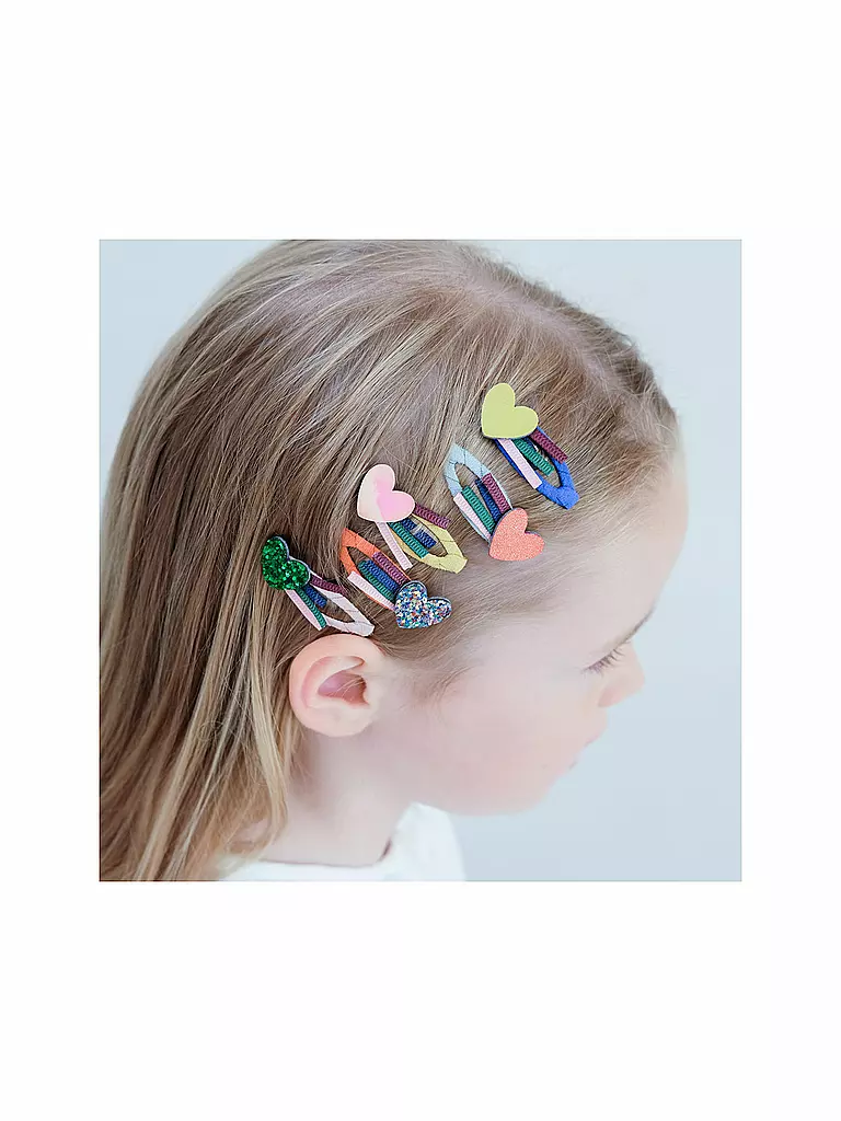 MIMI & LULA Haarspangen 5 Stück AUTUMN HEART MINI CLIC CLACS Autumn Forest bunt