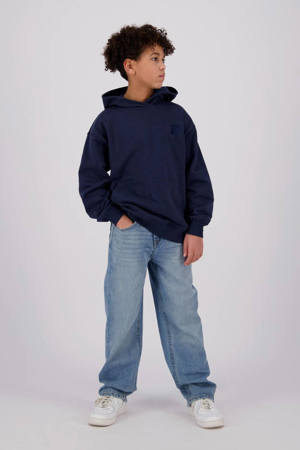 Raizzed hoodie Austin met backprint donkerblauw