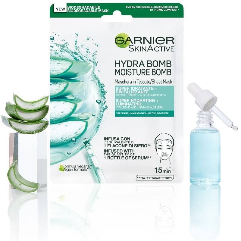 Garnier Skinactive Hydra Bomb Super Hydrating & Revitalizing Aloe Vera Tissue Mask 1 Piece
