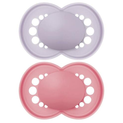 Lot de 2 sucettes Original dès 6 mois Planet Love - Coloris aléatoire - MAM