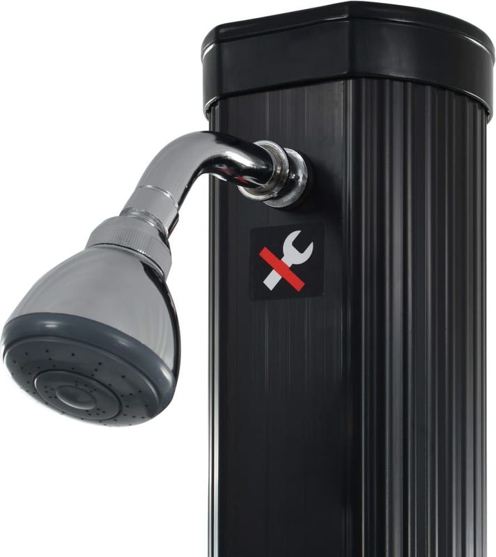 Solar Zwembaddouche - Zwart - PVC - 23 L Reservoir