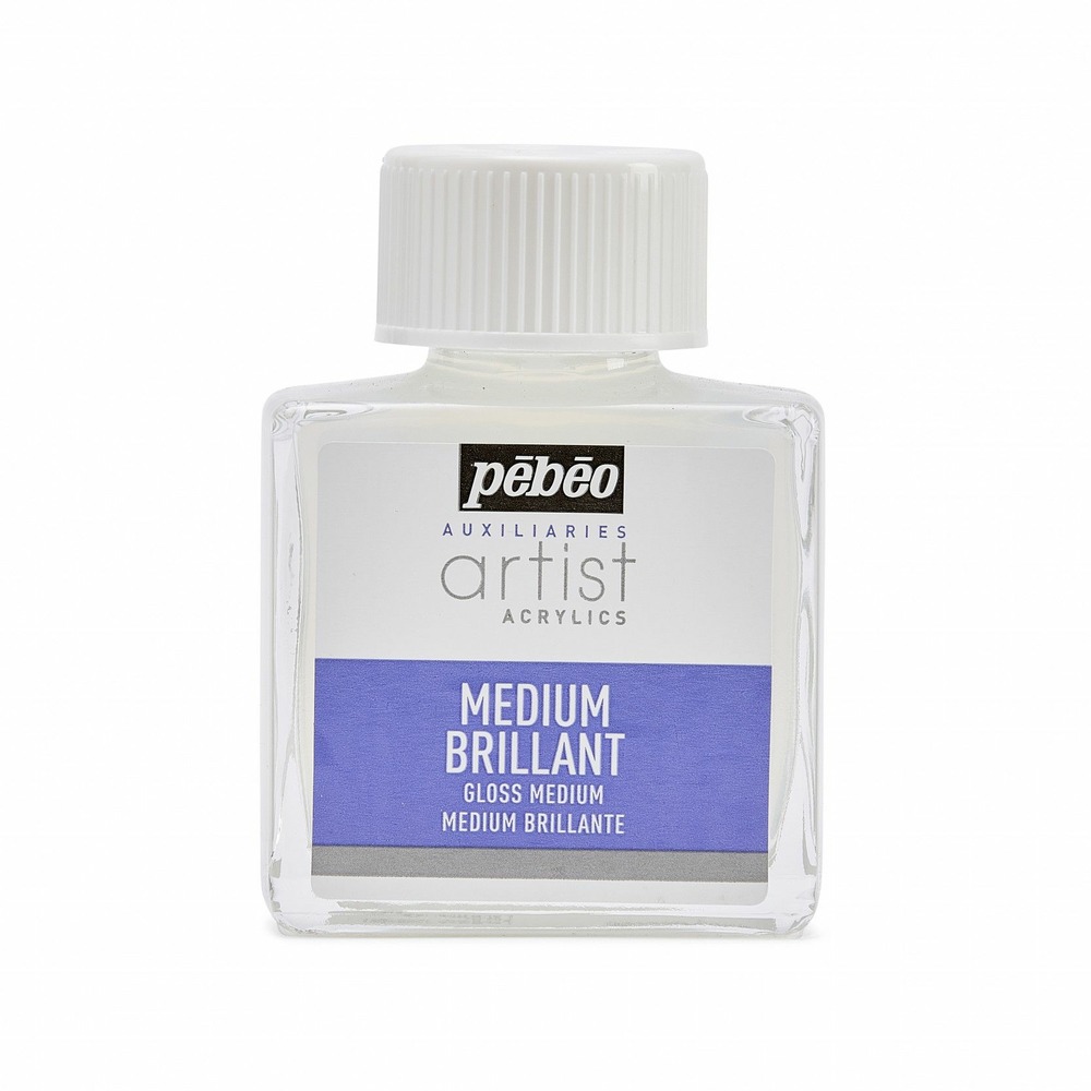 Médium acrylique brillant pour peinture - 75 ml