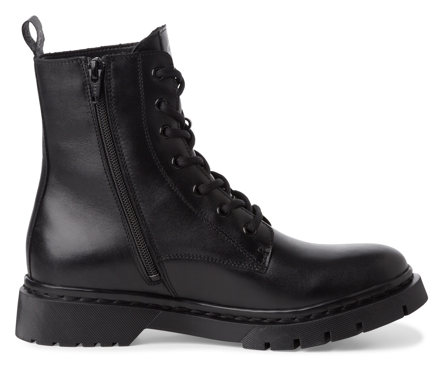 Tamaris Winterboots  , Blockabsatz, Schnürboots, Winterstiefelette, T-Logo an der Zunge