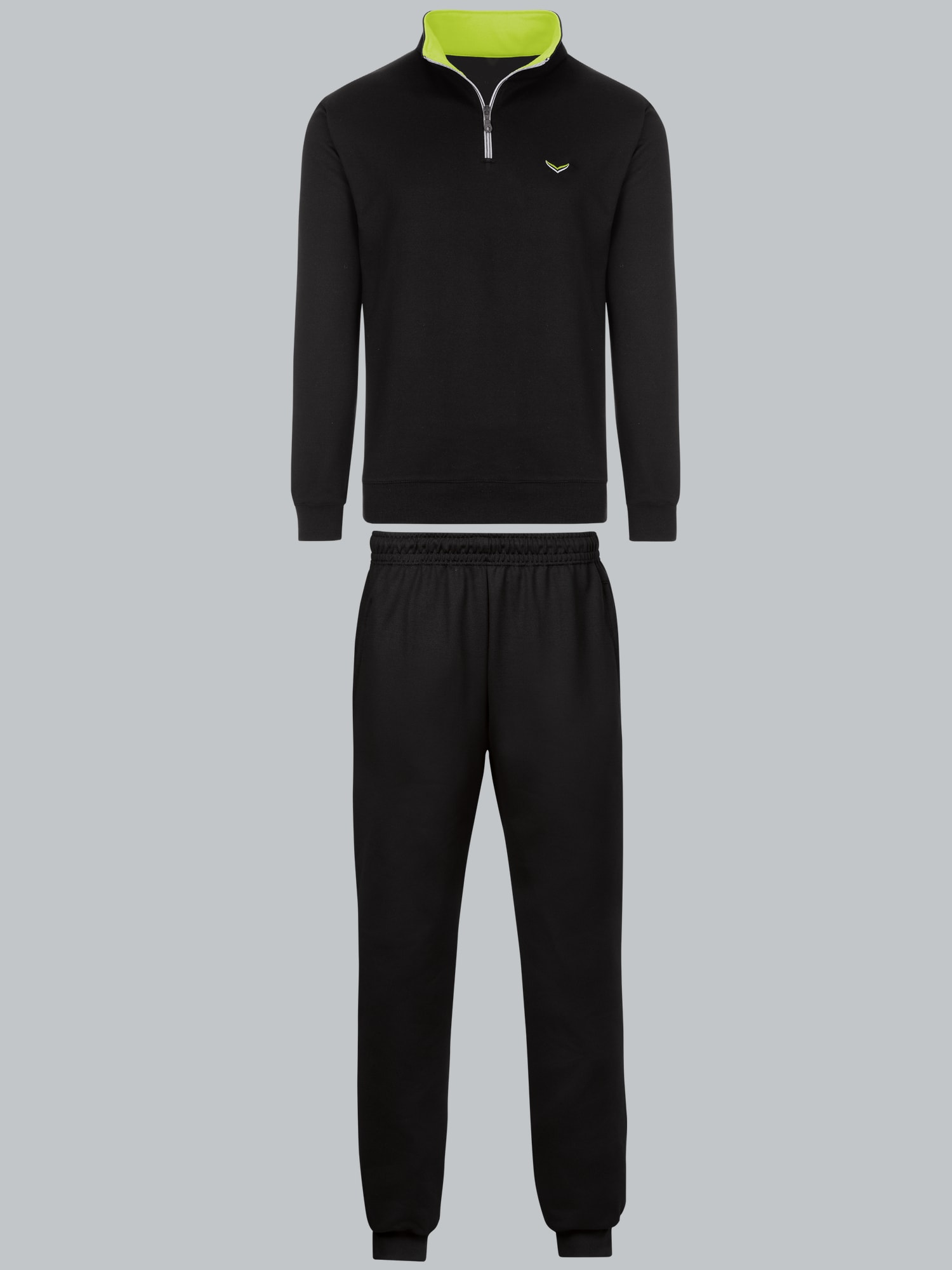 Herren Jogginganzug in Sweat-Qualität Schwarz