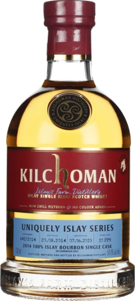 KILCHOMAN AN SAMHRADH 2014 BOURBON SINGLE CASK 70CL