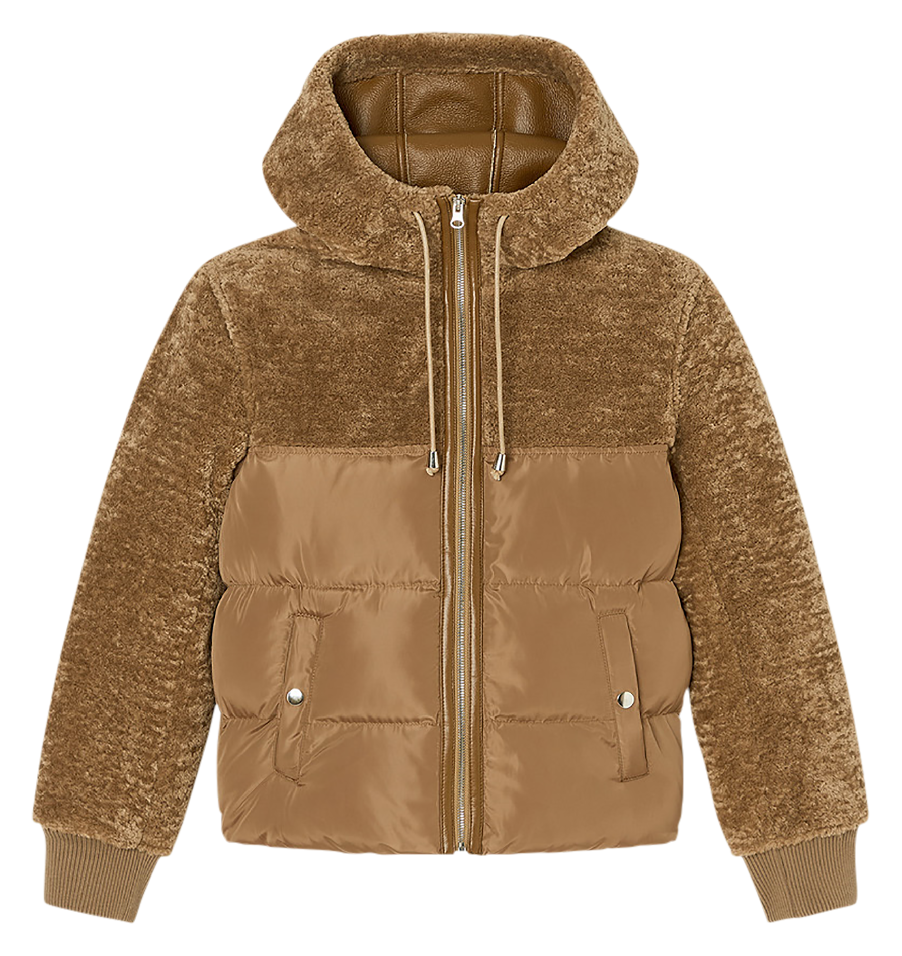 MEY - Veste col montant | Blanc