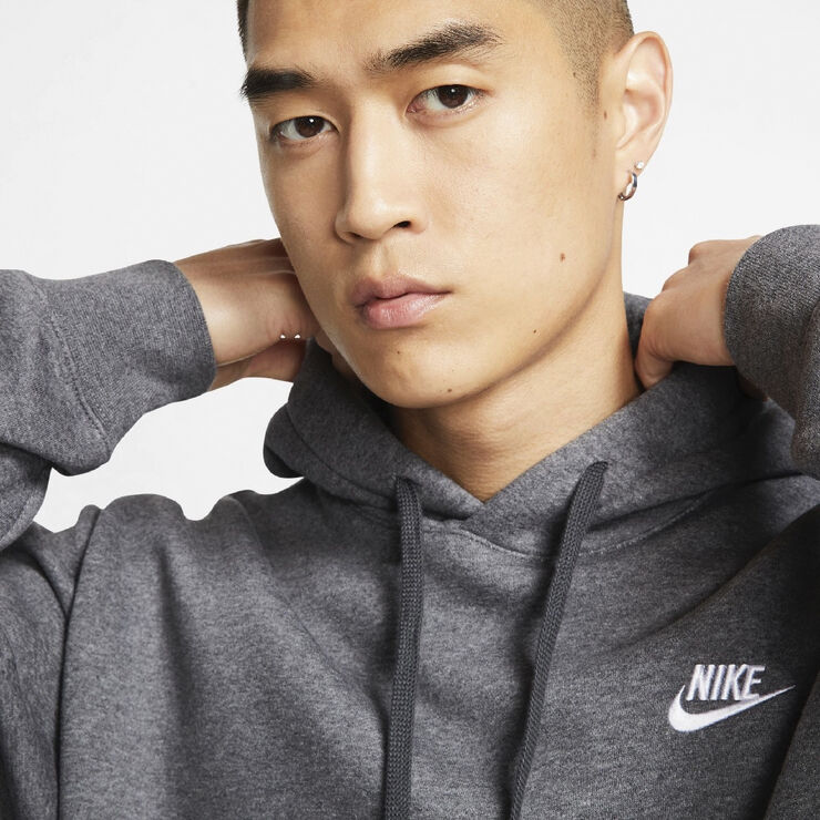 Nike club fleece hoodie Gray