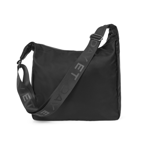 DAY ET RE-Z Logo Band CB D Tri Crossbody Taske, Black