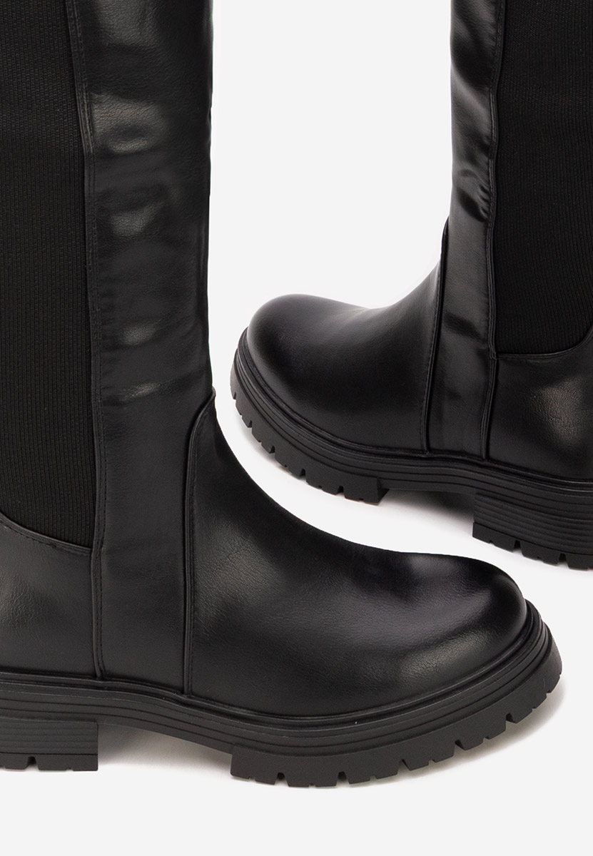 Bottes femme noires Belora