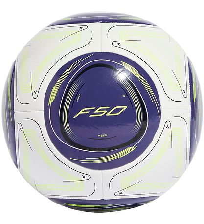 adidas Performance Fodbold - Messi CLB - Hvid/Bl?/Neongul