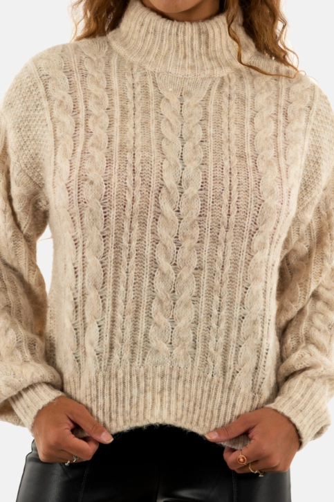 Pull hiver only lida birch melange