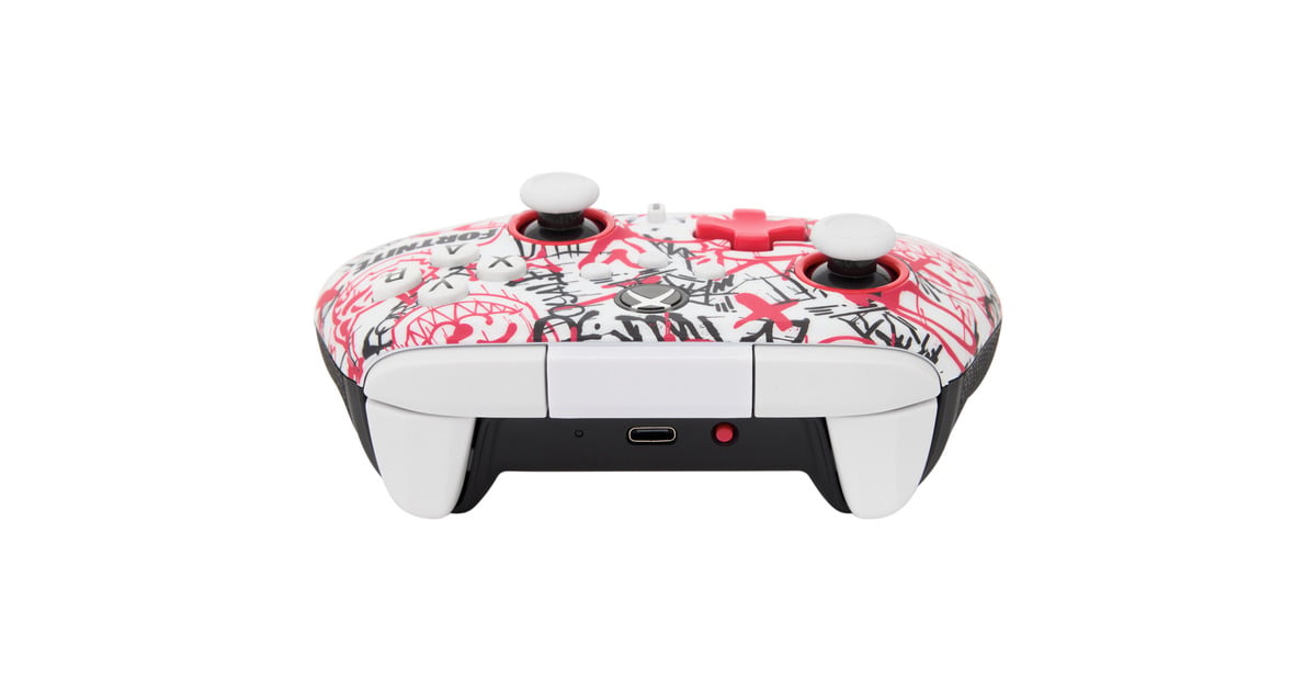 PowerASwitch WS Controller Fortnite  (Wit/rood, Xbox Series X|S, Xbox One, Windows)