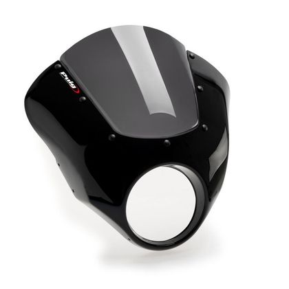 Tête de fourche Puig DARK NIGHT NOIR BRILLANT - Gris