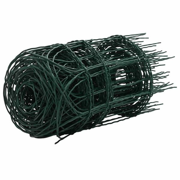 vidaXL Hagegrensegjerde pulverlakkert jern 25x0,4 m