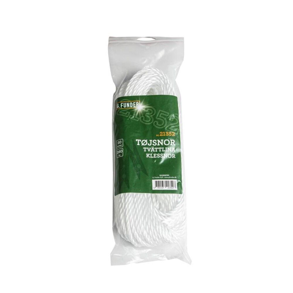 TØRKESNOR G. FUNDER 4MM 20M
