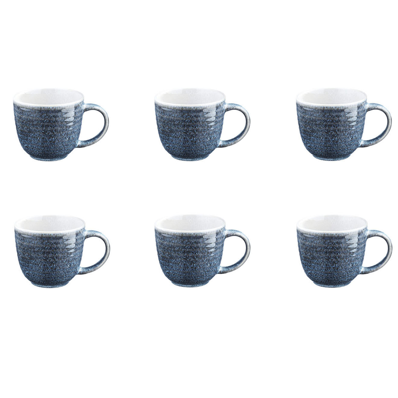 Bjorn 6 Mugs Cosmos bleu/blanc nacré - 30 cl
