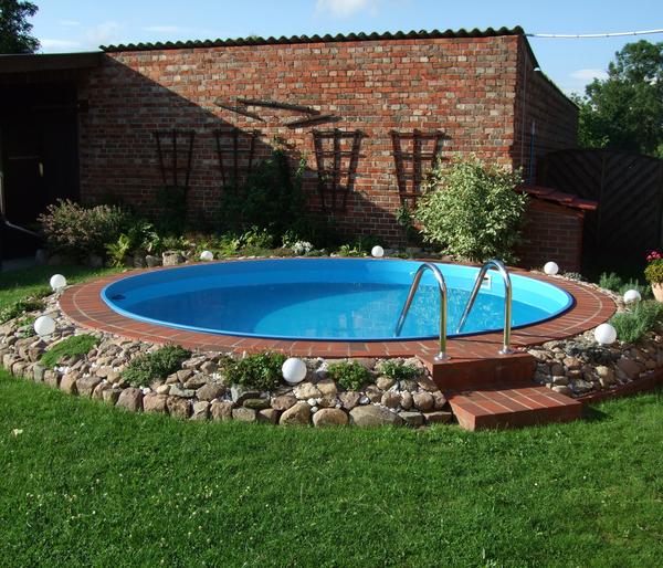 Summer Fun Stahlwand-Einbaupool-Set, rund