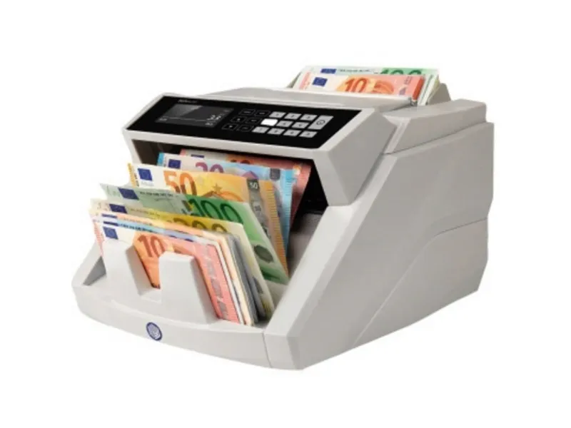 Safescan 2465-S - Pengeseddeltæller - falskmøntneridetektion - automatisk - EUR, GBP, CHF, USD, PLN, SEK, NOK - grå