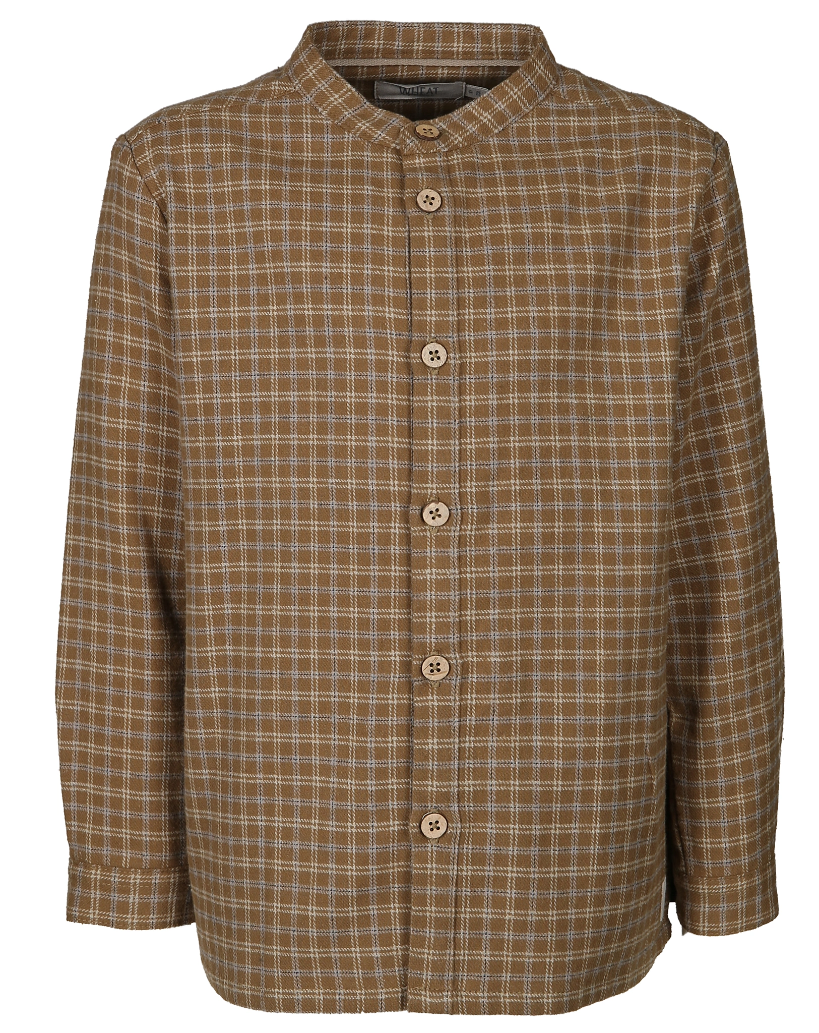 Langarm-Hemd WILLUM CHECK in green bark