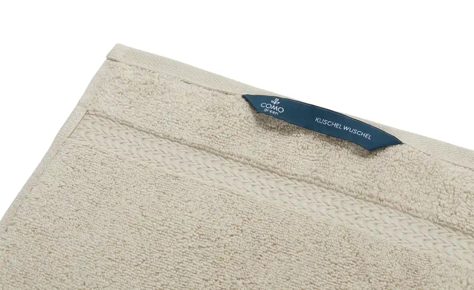 Como Green Gästetuch Kuschel Wuschel Beige 30x50 cm