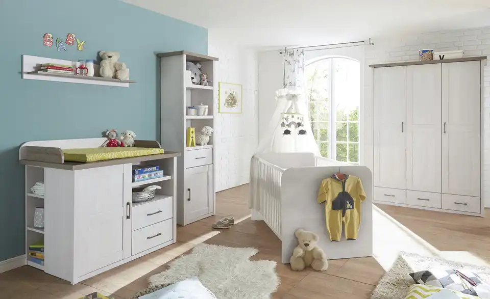 Kleiderschrank Luca 148 cm 3 Stück