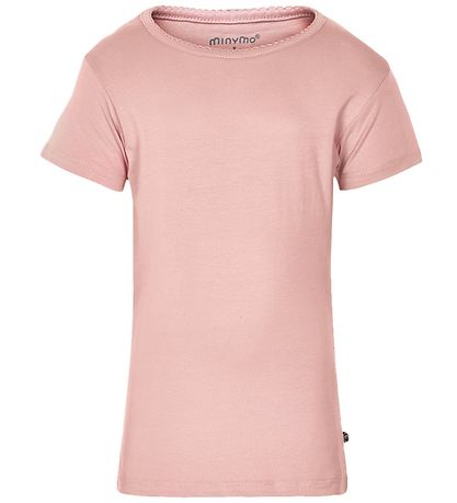 Minymo T-Shirt - 2er-Pack - Rosa/Grau